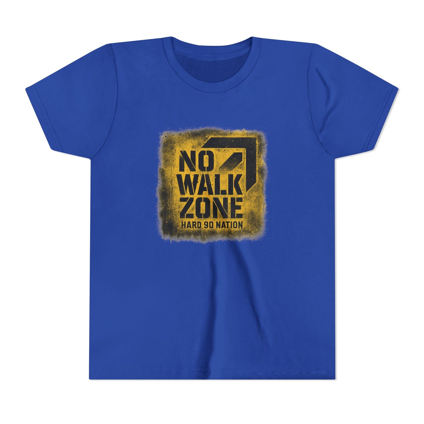 Youth Baseball “No Walk Zone” Tee – Hard 90 Nation Collection