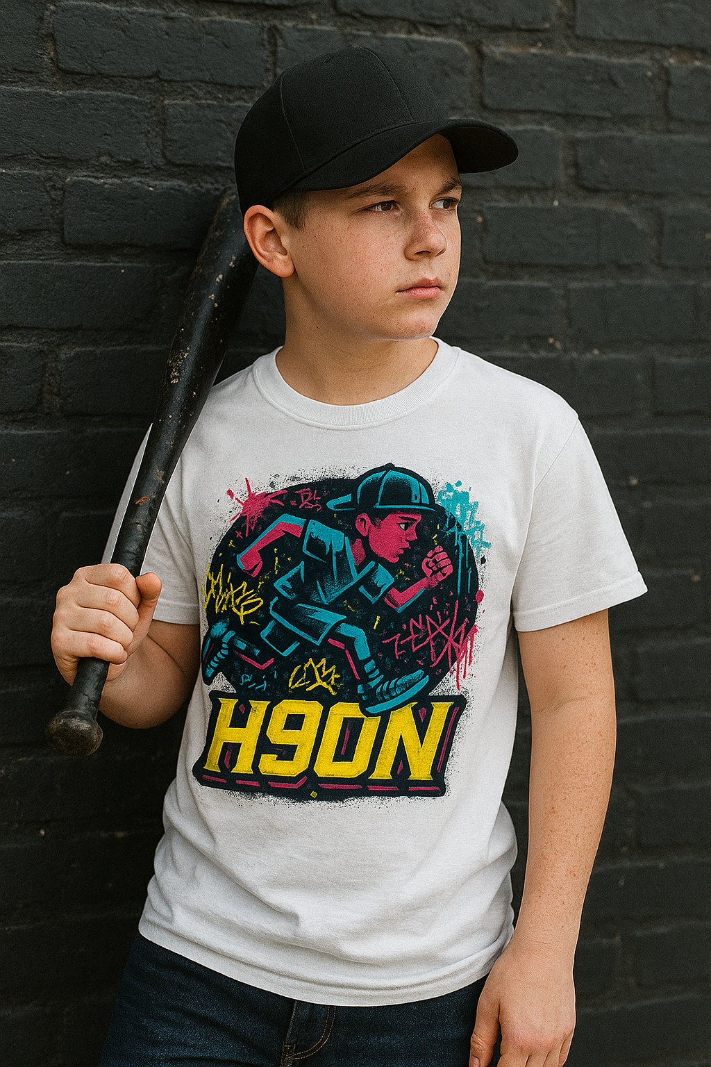 H90N Youth Baseball Tee – Street Style Hustle Shirt