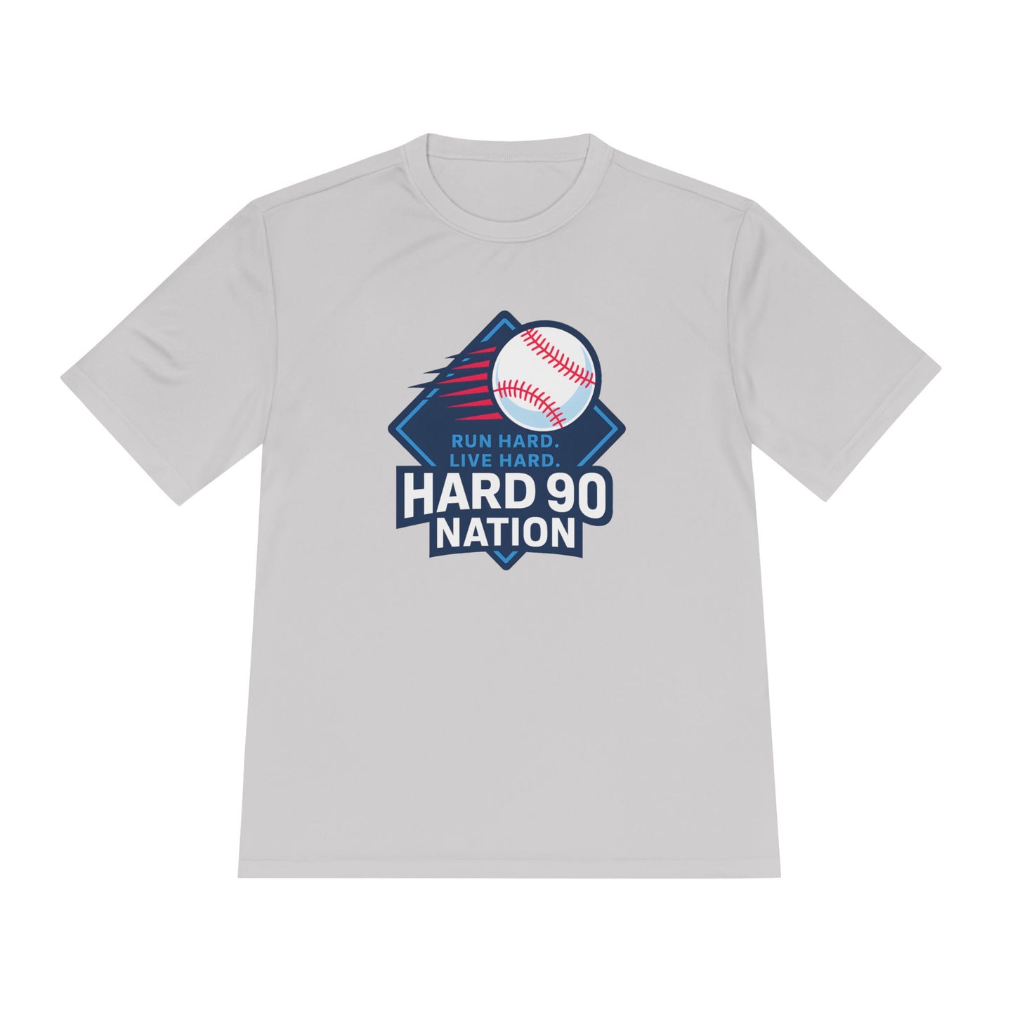 Hard 90 Nation Baseball Performance T-Shirt – Run Hard Live Hard