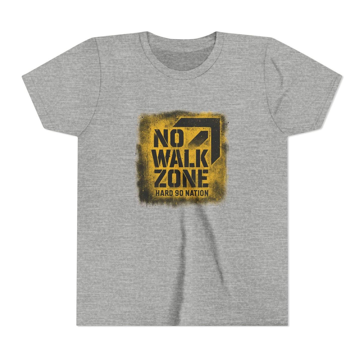 Youth Baseball “No Walk Zone” Tee – Hard 90 Nation Collection