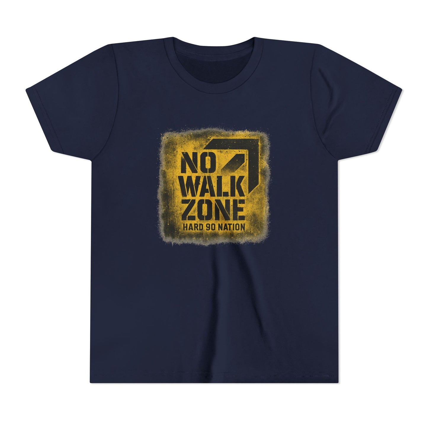 Youth Baseball “No Walk Zone” Tee – Hard 90 Nation Collection