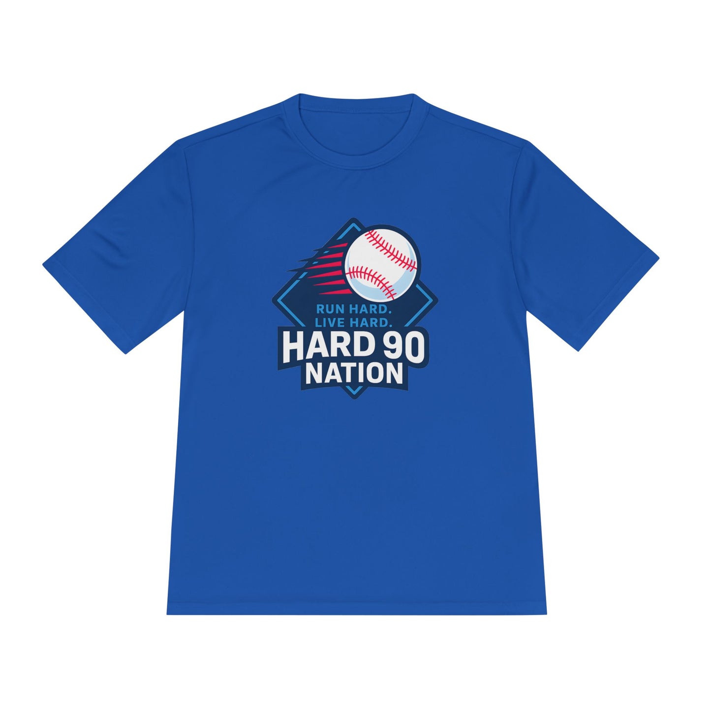 Hard 90 Nation Baseball Performance T-Shirt – Run Hard Live Hard