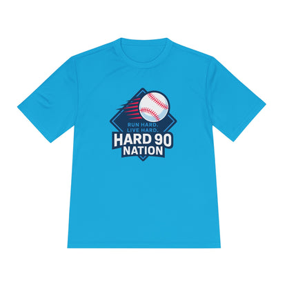 Hard 90 Nation Baseball Performance T-Shirt – Run Hard Live Hard
