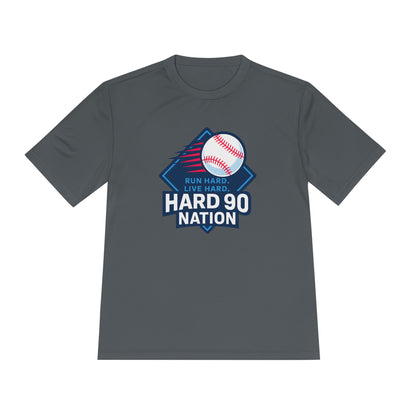 Hard 90 Nation Baseball Performance T-Shirt – Run Hard Live Hard