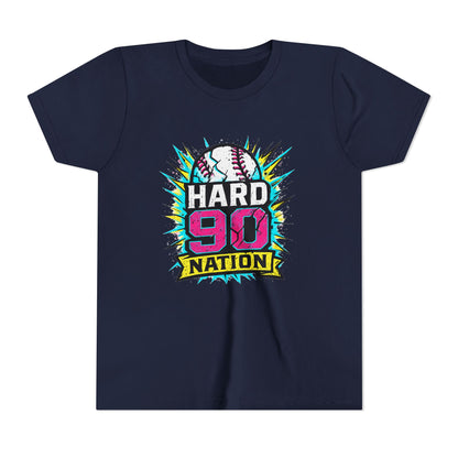 Hard 90 Nation Neon Burst Youth Baseball Tee