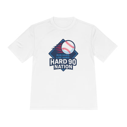 Hard 90 Nation Baseball Performance T-Shirt – Run Hard Live Hard