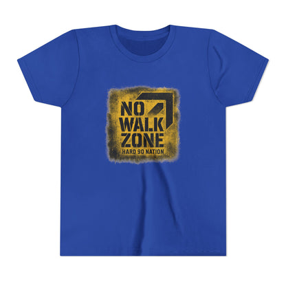 Youth Baseball “No Walk Zone” Tee – Hard 90 Nation Collection