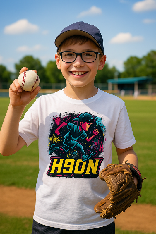 H90N Youth Baseball Tee – Street Style Hustle Shirt