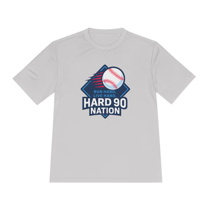 Hard 90 Nation Baseball Performance T-Shirt – Run Hard Live Hard