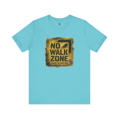 No Walk Zone – Hard 90 Nation Unisex Baseball Tee